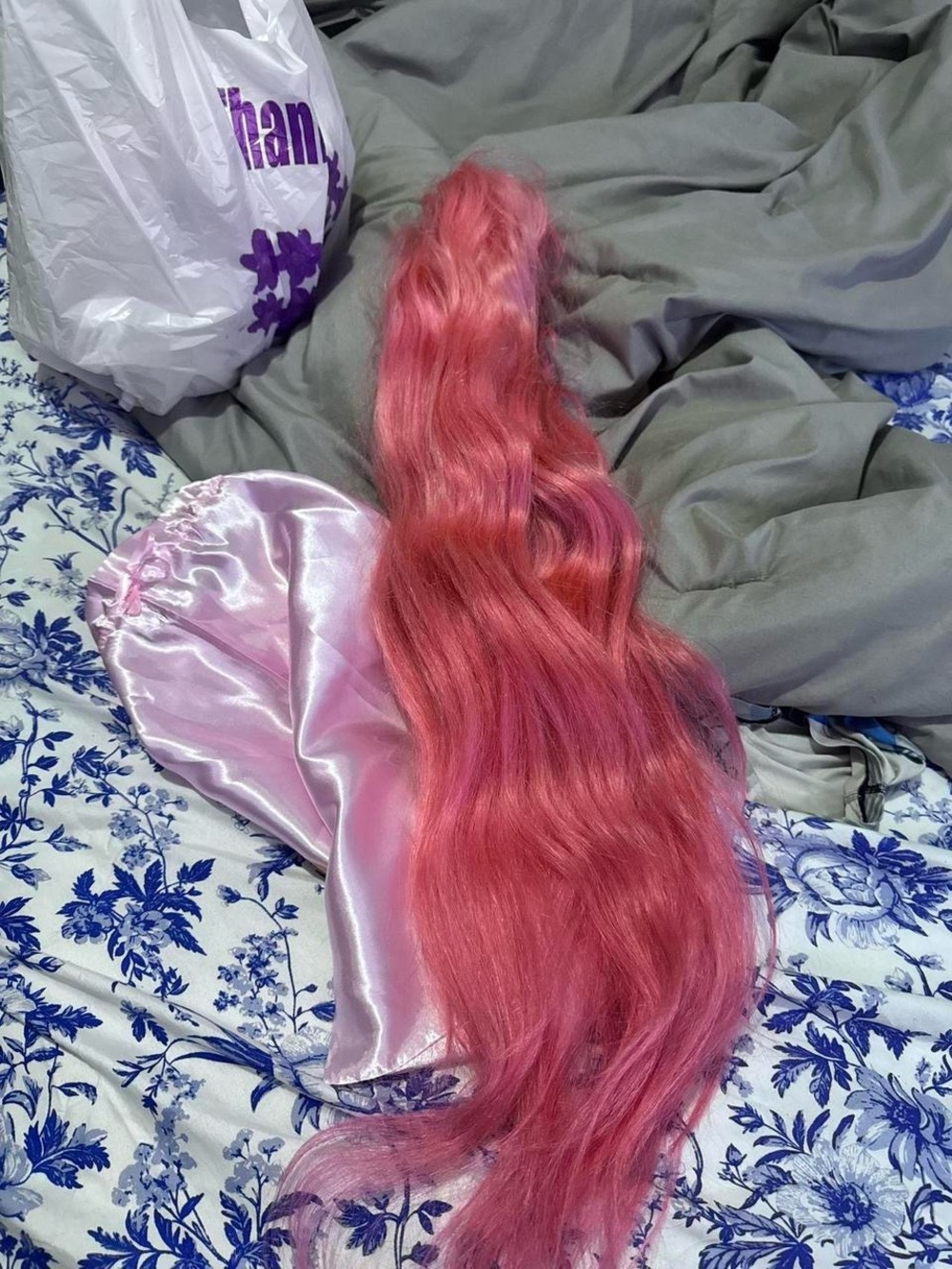 Pink Long Wavy Women’s Hair Extension